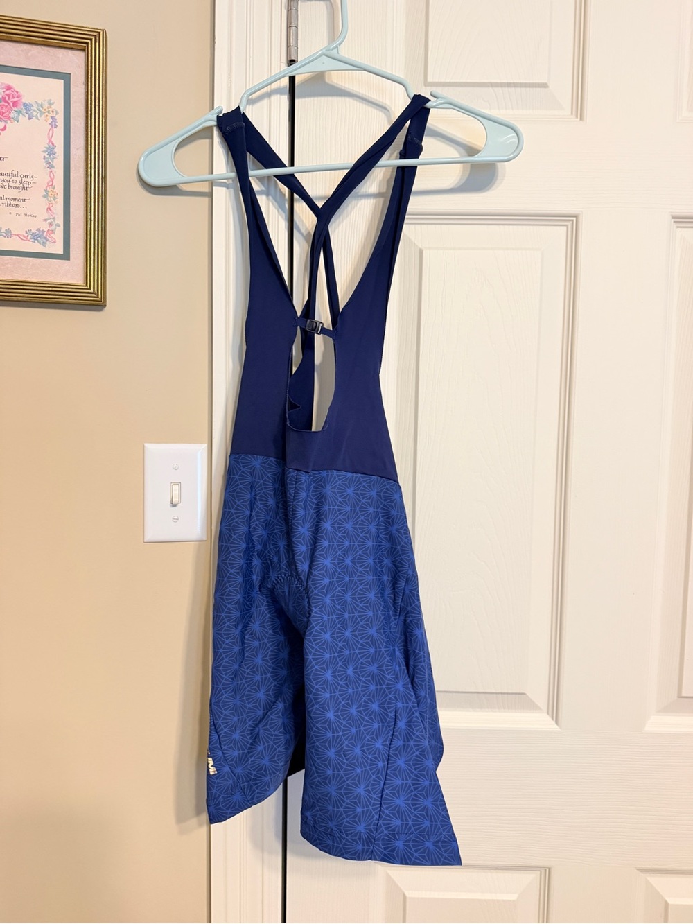 Ladies Navy Blue Cycling Bibs